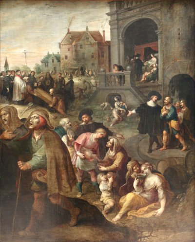 Die Werke der Barmherzigkeit von Frans Francken the Younger